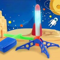 Jump & Launch Air Rocket Toy for Kids