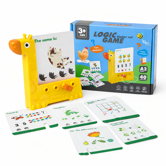 Kids Logic Learning Game – Educational Brain Development Toy (40 Puzzle Cards)