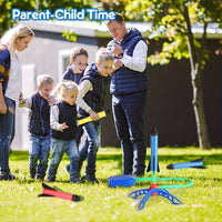 Jump & Launch Air Rocket Toy for Kids