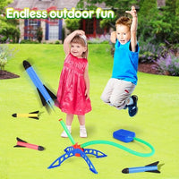 Jump & Launch Air Rocket Toy for Kids