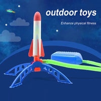 Jump & Launch Air Rocket Toy for Kids