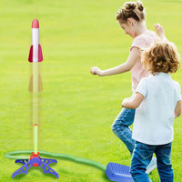 Jump & Launch Air Rocket Toy for Kids